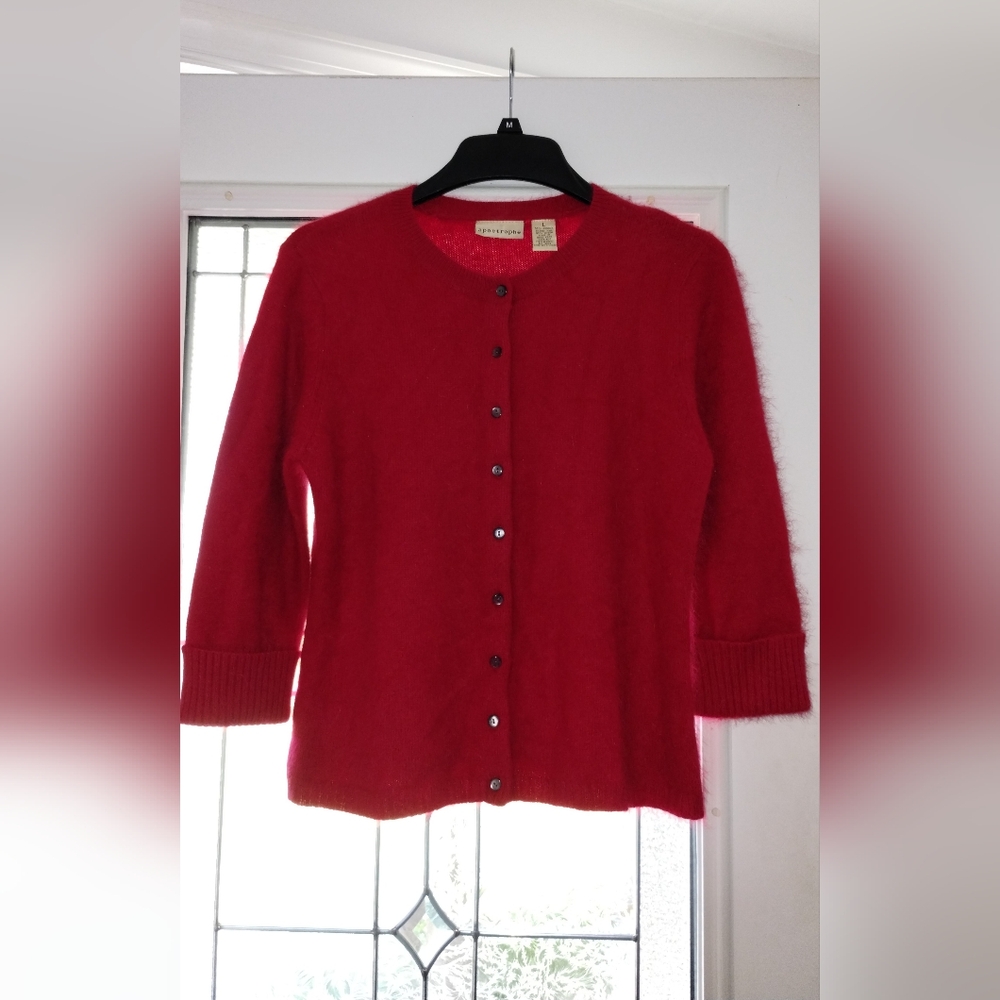 Vintage 90 s Apostrophe Cardigan Sweater